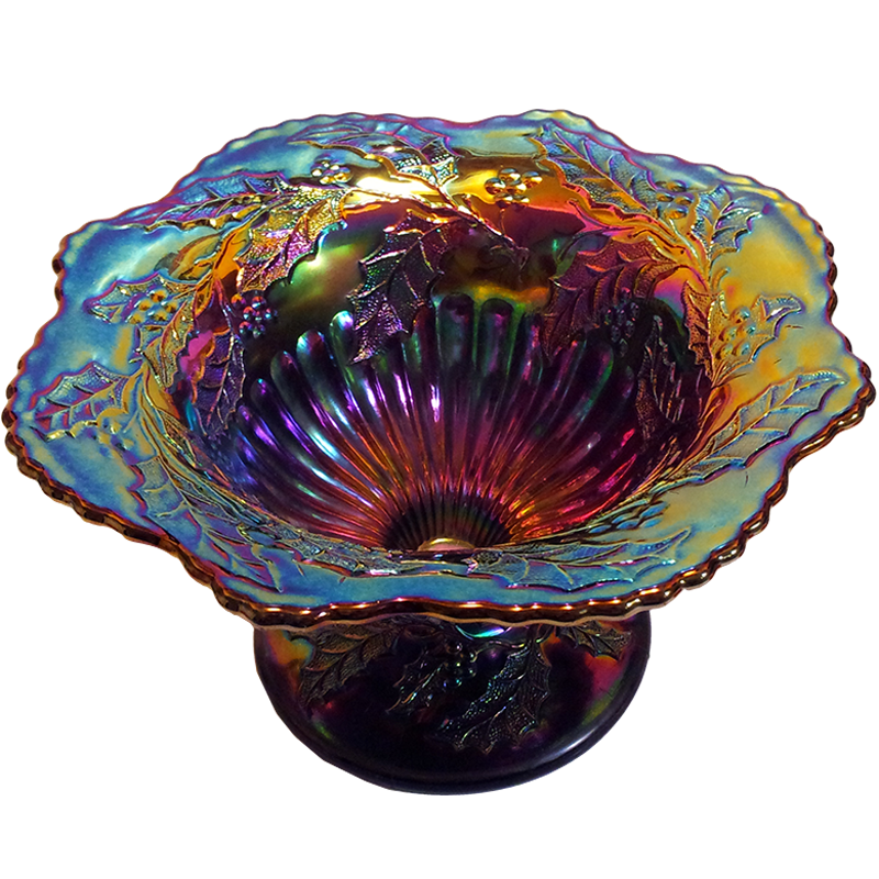 Download Dugan "Christmas Compote" Purple Compote: Carnival Glass ... Yellowimages Mockups