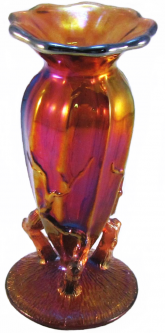 Dugan Twigs Amethyst Whimsey Spittoon Vase