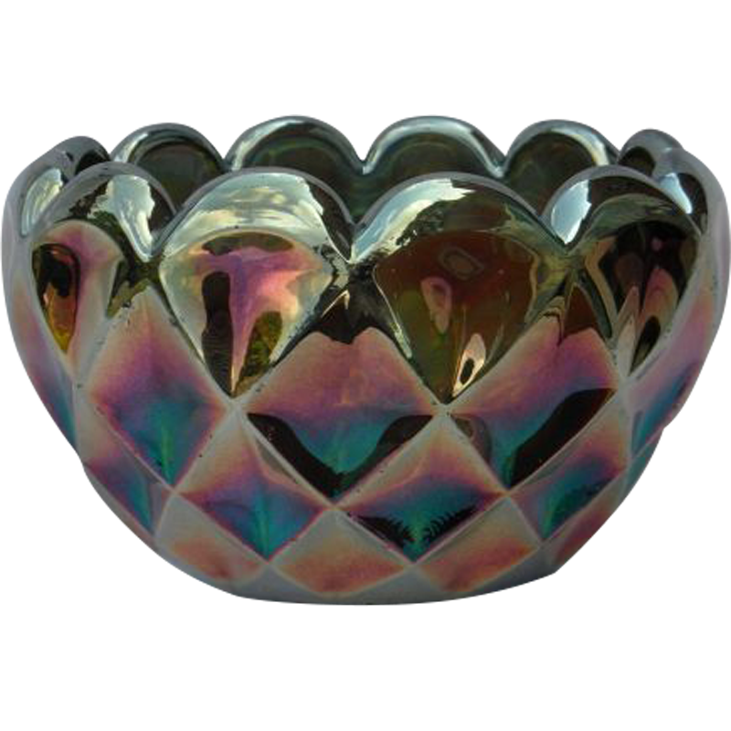 Download Eda Sweden Svea Blue Rosebowl: Carnival Glass Showcase Yellowimages Mockups