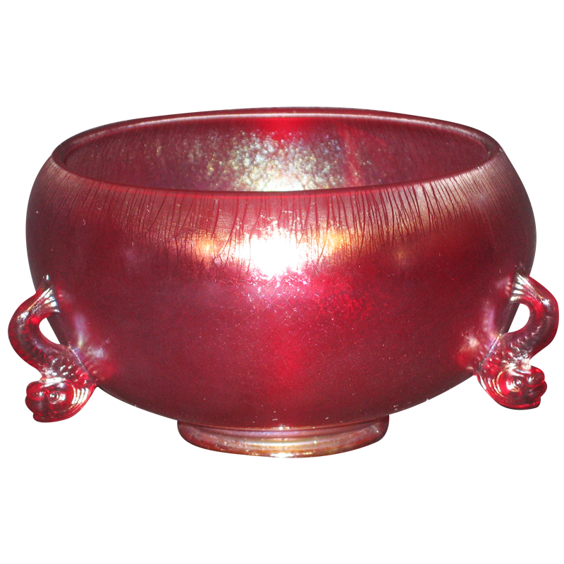 Download Fenton #1504 Three Dolphin Red "Ruby" Round Vase: Carnival ... Yellowimages Mockups
