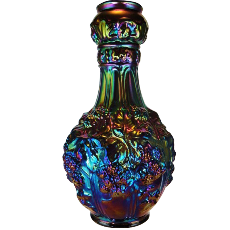 Imperial Loganberry Purple Whimsey Vase: Carnival Glass ...