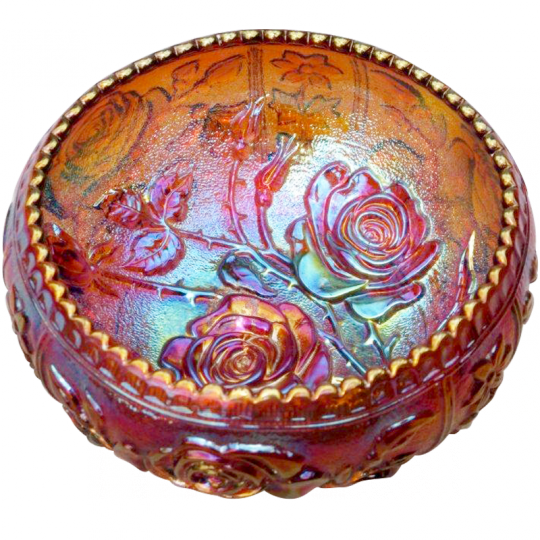 Carnival Glass Marigold Pattern Compote (DEB) Carnival Glass Marigold Pattern Compote (DEB)