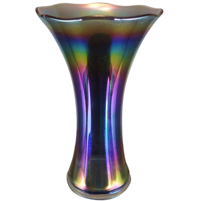 Download Imperial Smooth Panels Smoke Vase: Carnival Glass Showcase Yellowimages Mockups