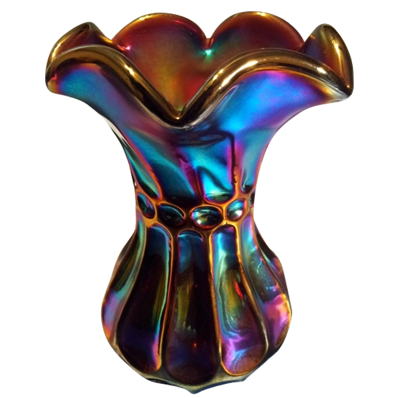 Download Imperial Thumbprint & Ovals Purple Vase: Carnival Glass ... Yellowimages Mockups