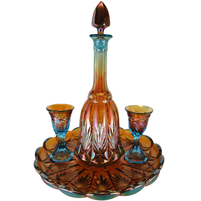 Download Maker Unknown Star & Fan Aqua Decanter Cordial Set ... Yellowimages Mockups