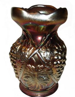 U.S. Glass Palm Beach Purple Spittoon Whimsey From The Large Vase